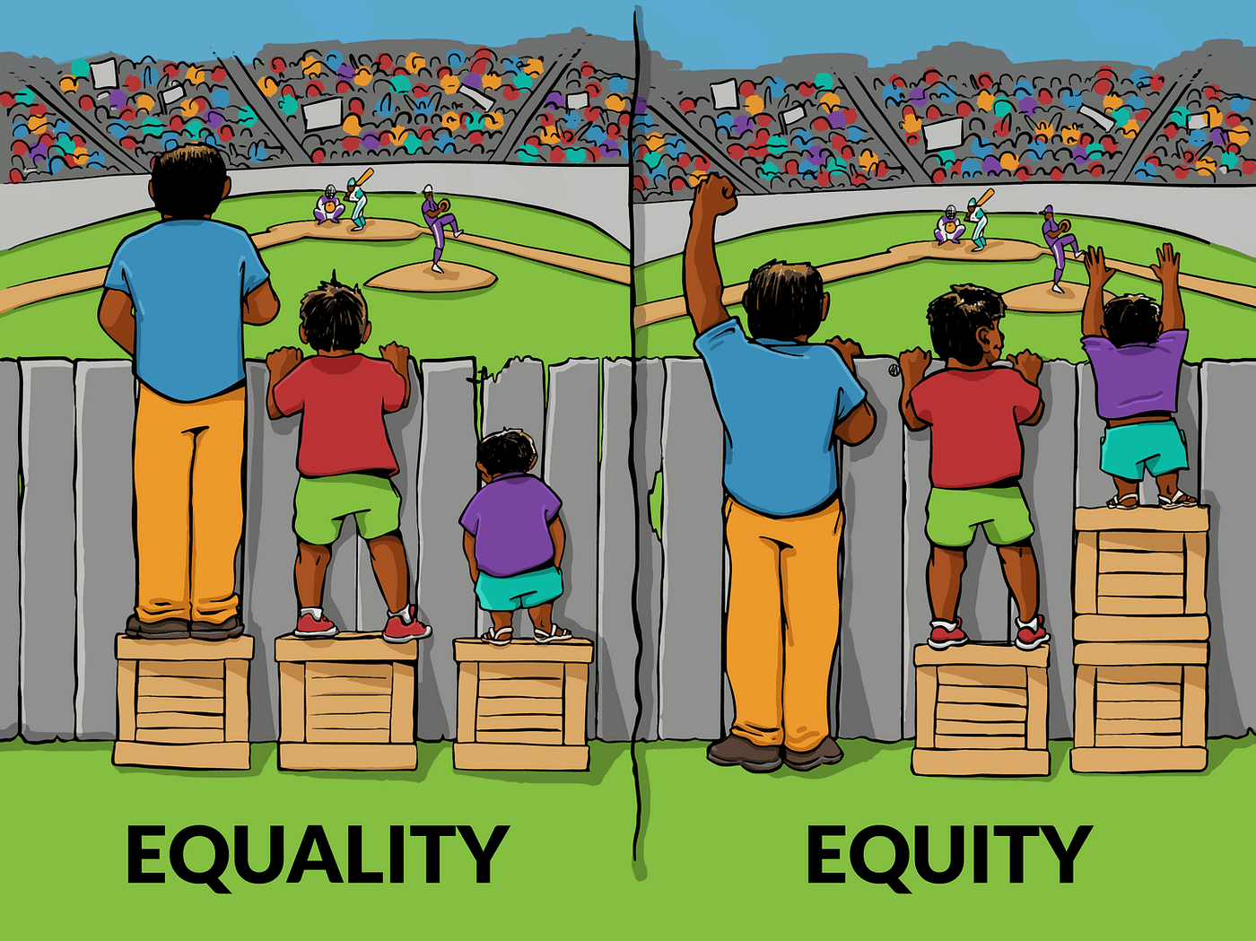Equality and freedom graphics